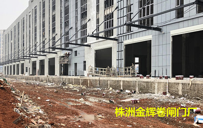 厂房工程卷闸门现场制作安装1-5